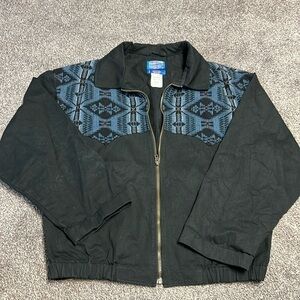 Pendleton Western Wear Men's L Jacket 100% Cotton Aztec Native American